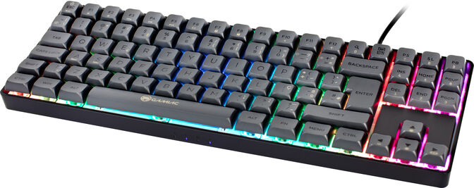 Teclado Mec&acirc;nico GAMIAC TKL RGB90G Kailh Red Preto/Cinzento (PT) image number 7