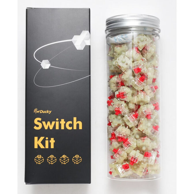 Pack 110 Switches Ducky Cherry MX RGB Red image number 0