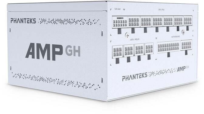 Fuente Modular Phanteks AMP GH PCIe 5.0 1000W 80+ Platinum Blanca image number 0