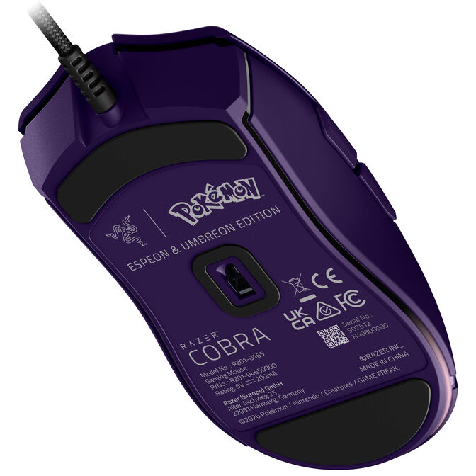 Rat&oacute;n Razer Cobra Pok&eacute;mon Espeon/Umbreon Ed. 8500DPI Negro image number 3