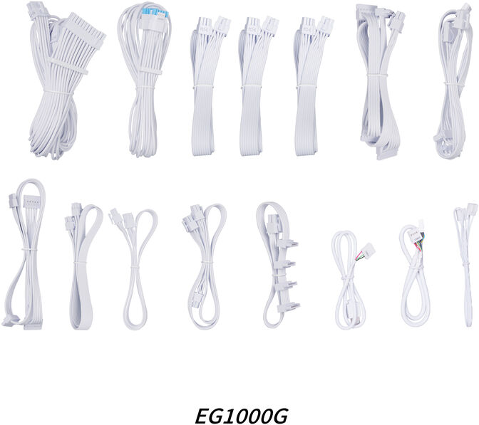 Fuente Modular Lian Li Edge 1000W 80+ Gold Blanca image number 10