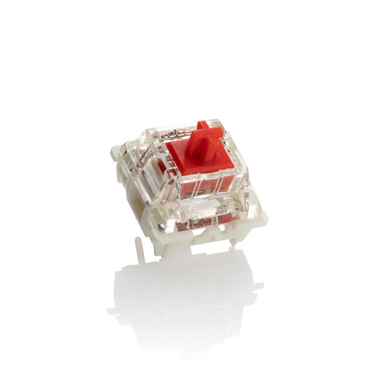 Pack 110 Switches Ducky Gateron G Pro Red, Mecánicos, 3-Pin, Linear, MX-Stem, 45g image number 1