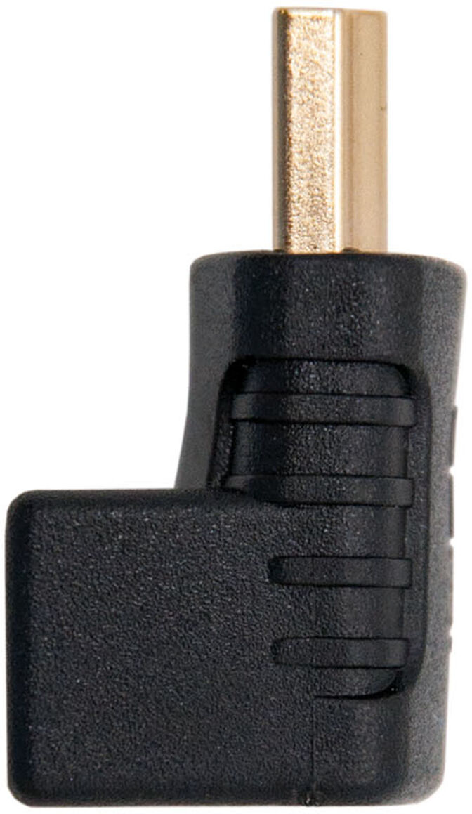 Adaptador Angular NanoCable HDMI M/F Negro image number 1