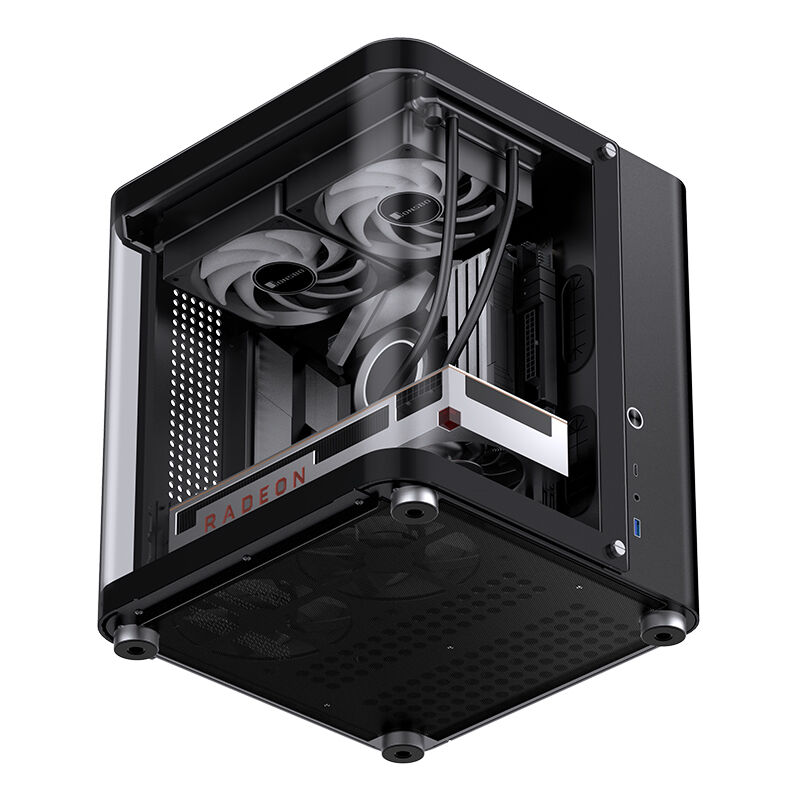 Caja Mcro-ATX Jonsbo TK-1 2.0 Vidrio Templado Negro