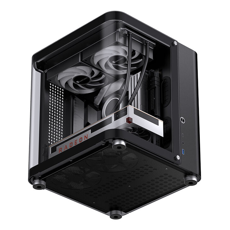 Caja Mcro-ATX Jonsbo TK-1 2.0 Vidrio Templado Negro image number 10