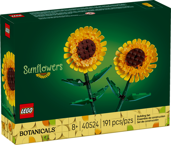 LEGO Botanicals: Girasoles, 191 Piezas (40524) image number 0