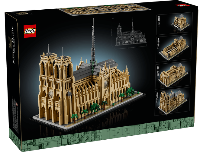 LEGO Architecture: Notre-Dame de Paris, 4383 Piezas (21061) image number 1