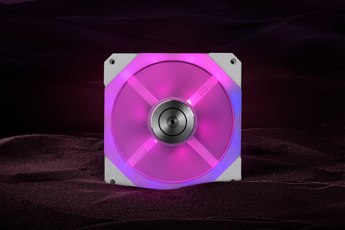 Ventilador EKWB Quantum Impulse 120 D-RGB (400-1800rpm) Blanco image number 4