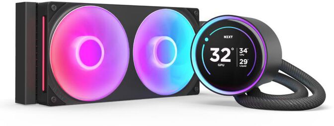 Kit de Refrigeraci&oacute;n L&iacute;quida CPU NZXT Kraken Elite 240 (2025) RGB Negro image number 0