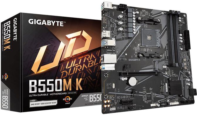 Placa Base Gigabyte B550M K image number 0