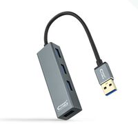 Hub USB 3.0 NanoCable 4x USB 3.0 Type A 10 CM Aluminio
