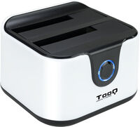 Dock Tooq para 2x SATA 2.5/3.5 OTB - USB 3.0 Blanco