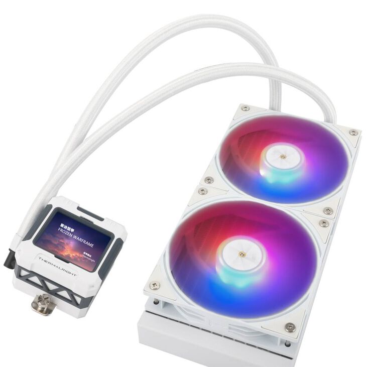 Kit Refrigeración Líquida Thermalright Frozen Warframe ARGB Blanco - 240mm image number 3