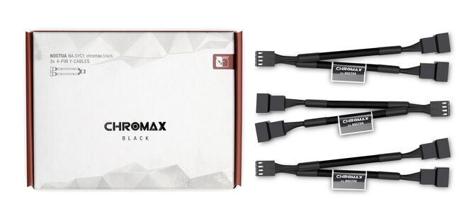 Cable Splitter em Y para 2 x Ventiladors NA-SYC1 chromax.black image number 0