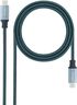 Cable USB 3.2 Gen2x2 Nanocable 20Gbps 5A/100W 4K/60HZ USB-C M/M 3 M Gris/Negro image number null