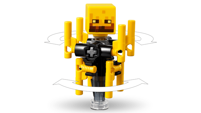 LEGO Minecraft: La Batalla de la Lava del Nether, 99 Piezas (21266) image number 3