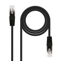 Cable de Red NanoCable RJ45 CAT.6 UTP AWG24 30 CM Negro