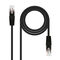 Cable de Red NanoCable RJ45 CAT.6 UTP AWG24 30 CM Negro