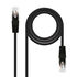 Cable de Red NanoCable RJ45 CAT.6 UTP AWG24 30 CM Negro image number null