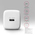 Carregado de pared AXAGON ACU-PD20W, 1 puerta (USB-C), PD3.0/PPS/QC4+/AFC/Apple, 20 W, Blanco image number null
