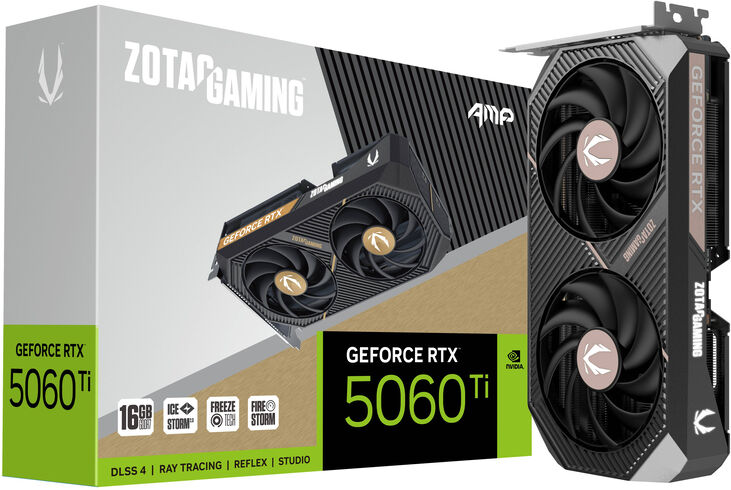 Tarjeta Gráfica ZOTAC GeForce® RTX 5060 Ti Amp 16GB GDDR7 DLSS4 image number 7
