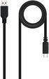 Cable USB 2.0 3A Nanocable USB-C/M para USB-A/M 1.5 M Negro image number null