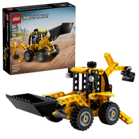 LEGO Technic: Retroexcavadora, 104 Piezas (42197)