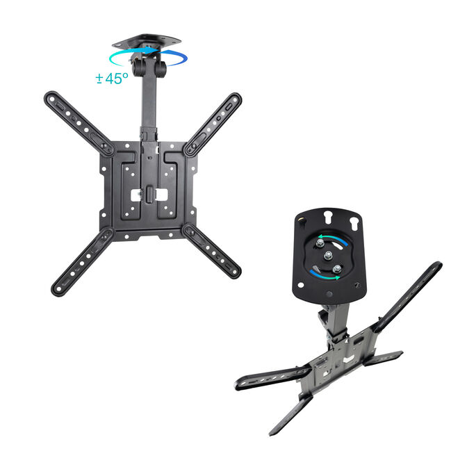 Soporte de Techo Tooq Inclinable Rotaci&oacute;n y Ajuste de Altura 23" a 55" M&aacute;x. 20Kg image number 2