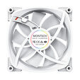 Ventilador Montech AX140 PWM ARGB PWM 140mm Blanco image number null