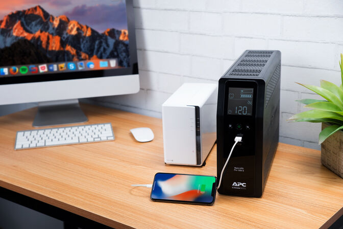 UPS APC Back-UPS Pro BR 1200VA Sinewave 8 Tomas AVR LCD image number 6