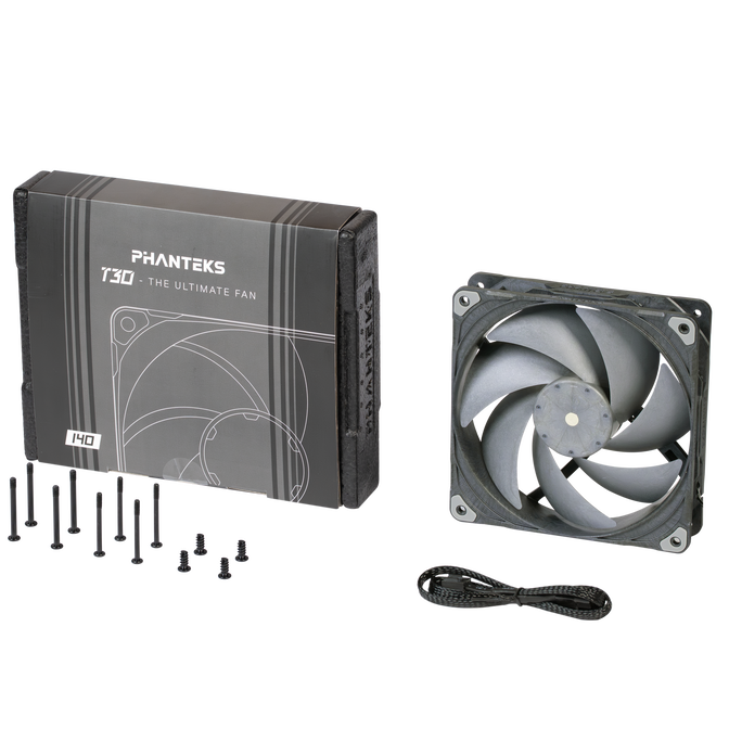 Ventilador Phanteks T30 PWM Negro - 120mm image number 8