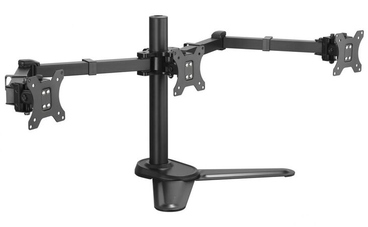 Soporte de Mesa Tabletop Articulado Equip 17" a 27" 3 Monitores Máx. 7kg (p/Ecrã) image number 1