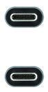 Cable USB 3.2 Gen2x2 Nanocable 20Gbps 5A/100W 4K@60Hz USB-C M/M 1.5 M Negro image number null