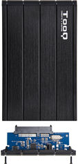 Caja Externa HDD Tooq 2.5" SATA (9,5mm) - USB 3.1 Gen 1 Negro image number null