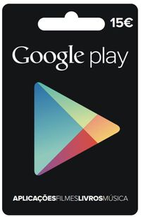 Google Play Store Gift Card 15Eur
