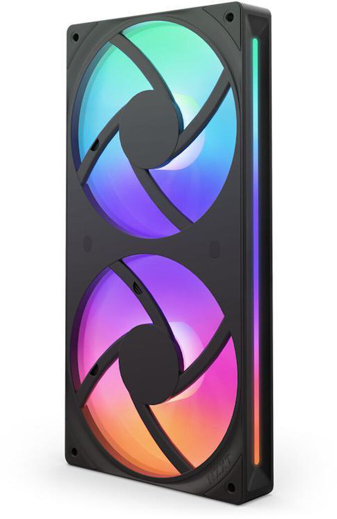 Ventilador NZXT F240 RGB Core Single-Frame Negras - Duplo Vent&iacute;lador 120mm (240mm) image number 1