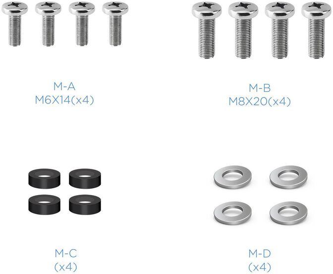 Soporte de Pared Tooq Tilt e Girat&oacute;nrio 13" a 43" 66-274 mm Max. 20kg Negro image number 5