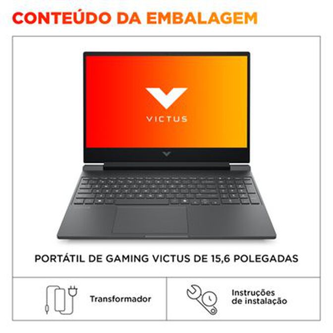 HP Victus Gaming Laptop 15-fa2026np Intel&reg; Core&trade; i7 i7-13620H Port&aacute;til 39,6 cm (15.6") Full HD 16 GB DDR4-SDRAM 1 TB SSD NVIDIA GeForce RTX 4050 Wi-Fi 6 (802.11ax) FreeDOS Negro image number 5