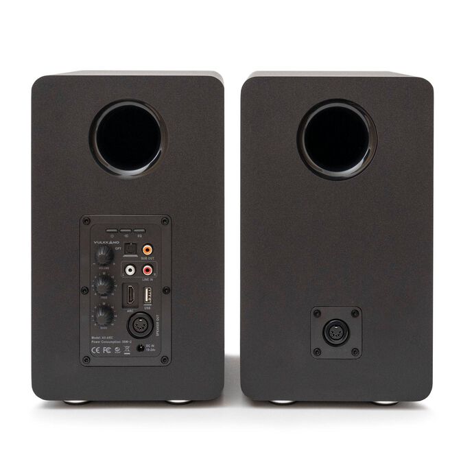 Altavoces Hi-Fi Vulkkano A6 ARC 80W Bluetooth HDMI ARC Negros image number 2
