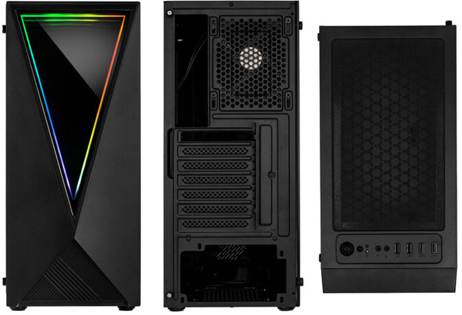 Caja ATX Kolink VOID RGB Vidrio Templado Negro image number 3