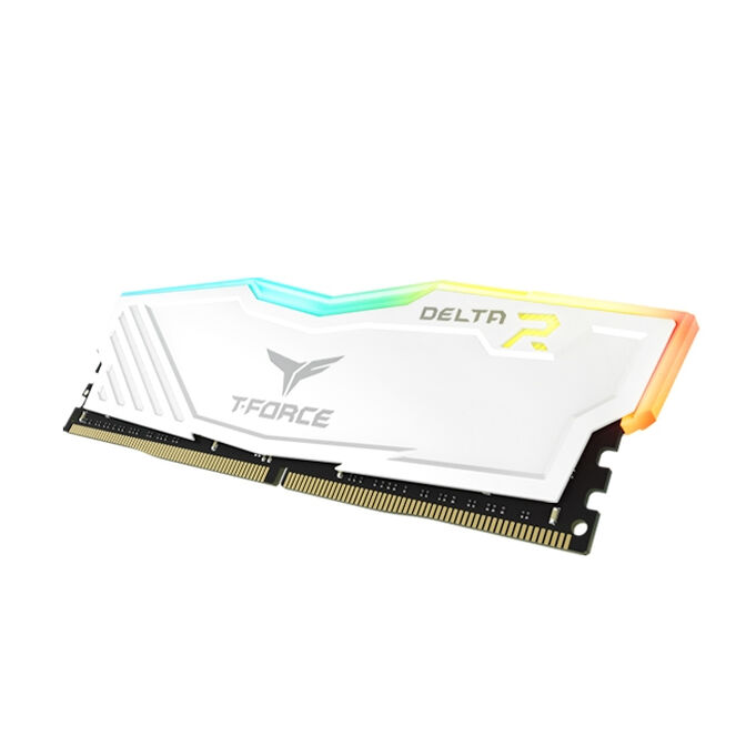 Team Group Kit 16GB (2 x 8GB) DDR4 3200MHz Delta RGB Blanco CL16 V2 image number 1