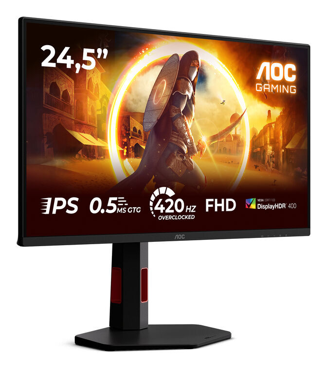 Monitor AOC Gaming 25" 25G4KUR Fast IPS FHD 420Hz HDR400 image number 1