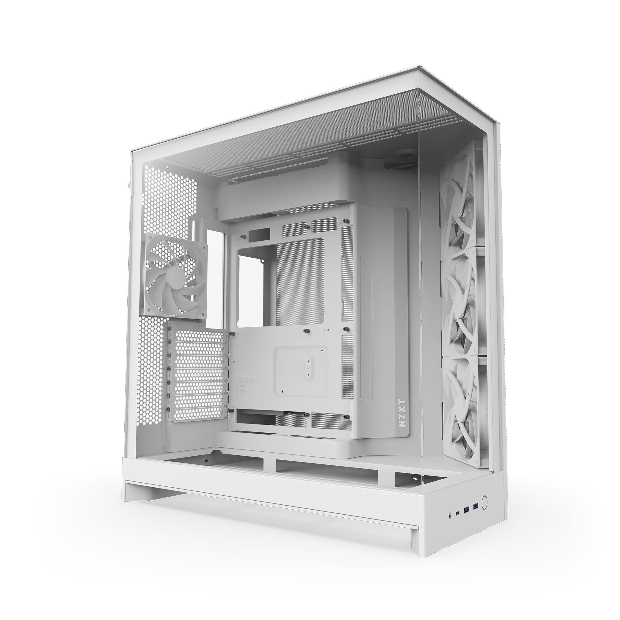 Torre E-ATX NZXT H9 Flow Blanca (2025) Cristal Templado