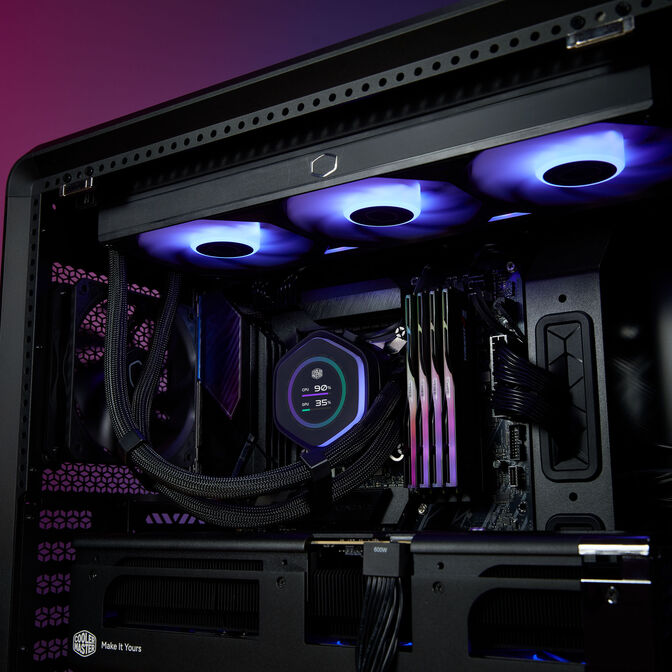 Refrigeraci&oacute;n L&iacute;quida CPU Cooler Master MasterLiquid ATMOS II LCD ARGB 360mm Negro image number 6