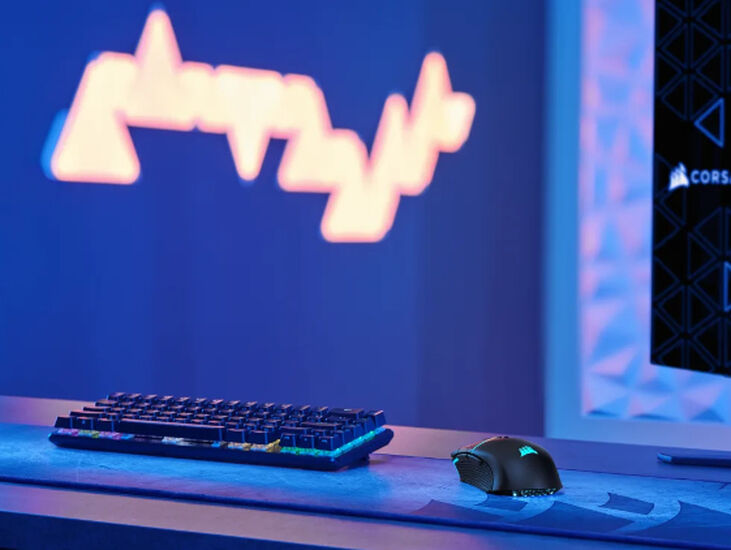 Ratón Corsair Nightsabre Gaming RGB Wireless/Bluetooth 26000DPI Negro image number 3