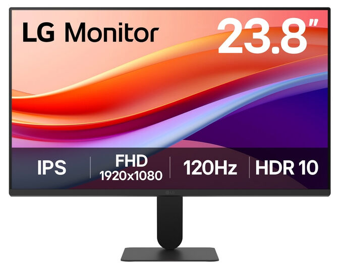 Monitor LG 23.8" 24U411A IPS FHD 120Hz 1ms sRGB 99% FreeSync image number 0