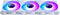 Ventilador Phanteks M25 Gen2 PWM D-RGB 120mm Blanco (Pack 3)