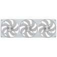 Ventilador Corsair iCUE Link RS360 II Unified Frame Blancas ARGB PWM Triplo Ventilador 120mm (360mm) image number null