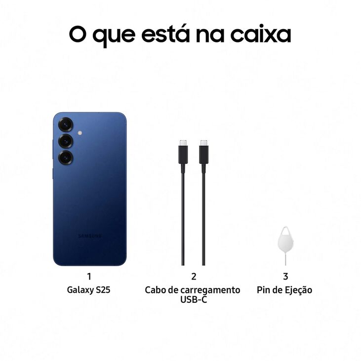 Smartphone Samsung Galaxy S25 6.2" (12 / 256GB) 120Hz Azul Mariño image number 7