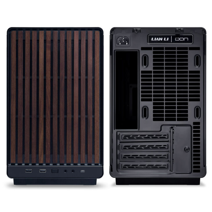 Caja Micro-ATX Lian Li x Dan Cases A3 Negra Madera Vidrio Templado image number 2